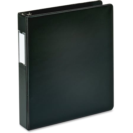 Business Source 1.5" Binder, 375 Sheet Capacity, 3-Ring, Black BSN33125